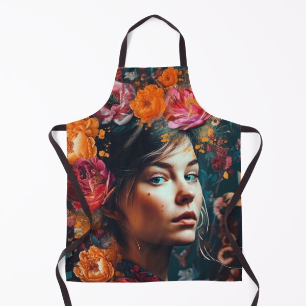 Item preview, Ukrainian Flower Crown Girl - Animated Art Print designed and sold by FireScreen.