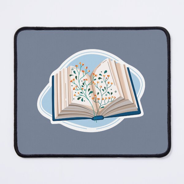 Item preview, Open book to read in flat design style with plants. Vector. designed and sold by creativecornr.