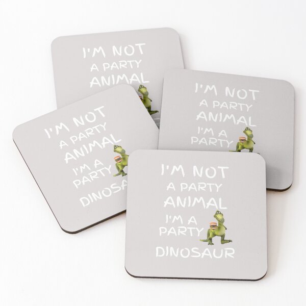 Item preview, I'm not a party animal, I'm a party dinosaur designed and sold by rbcc.