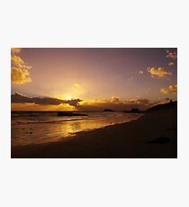 Sun Down of the New Year Photographic Print