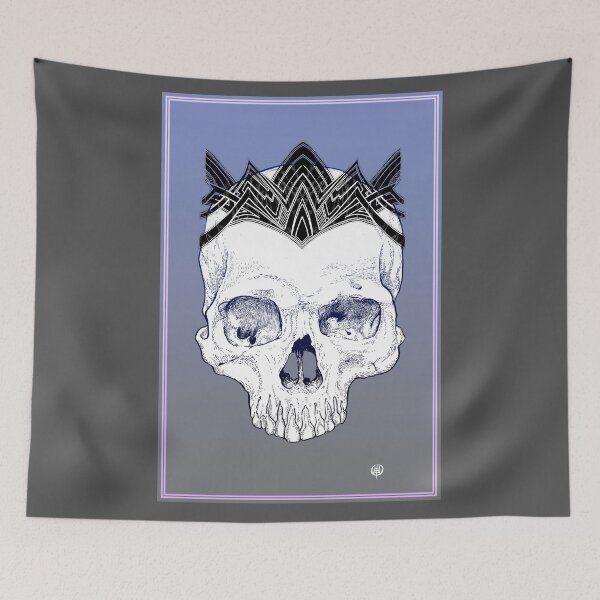 Item preview, King Skull 02 FLDillustration designed and sold by fldillustration.