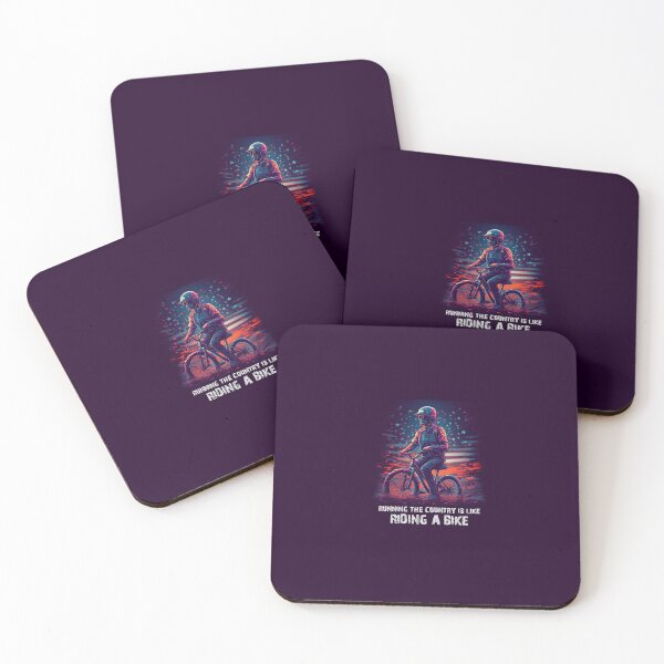 Item preview, RUNNING THE COUNTRY IS LIKE RIDING A BIKE Essential T-Shirt designed and sold by Graphichut.
