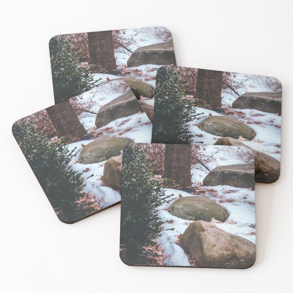 Item preview, Stones in a snow covered garden designed and sold by Michael Deemer.