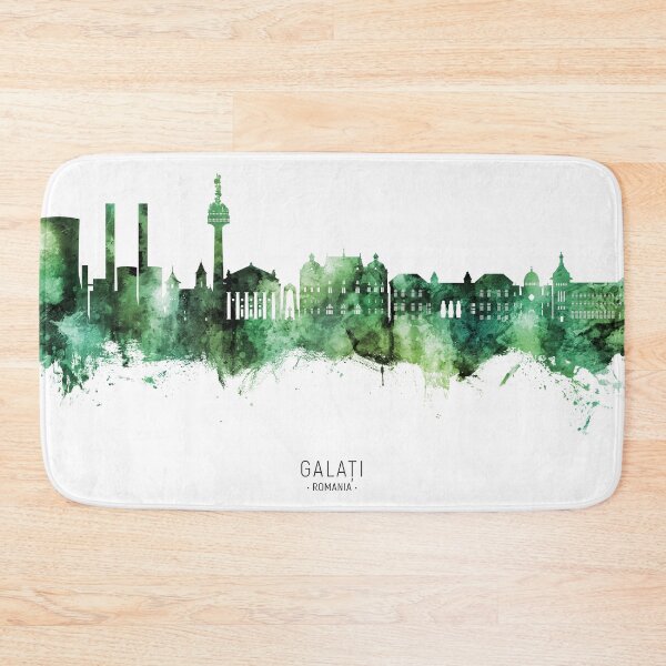 Item preview, Galati Romania Skyline designed and sold by ArtPrints.
