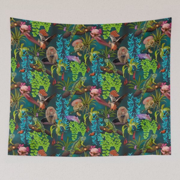 Item preview, Fantastical jungle life designed and sold by Nimzoid.