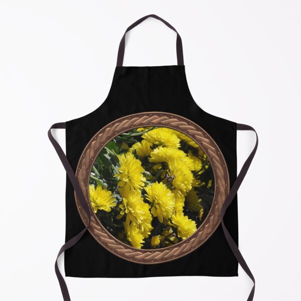 Item preview, Yellow Chrysanthemums Flowers in Celtic Circle Frame 1 designed and sold by Swabcraft.