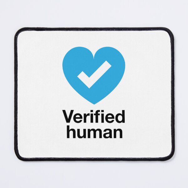 Item preview, Verified Human Checkheart designed and sold by avperth.