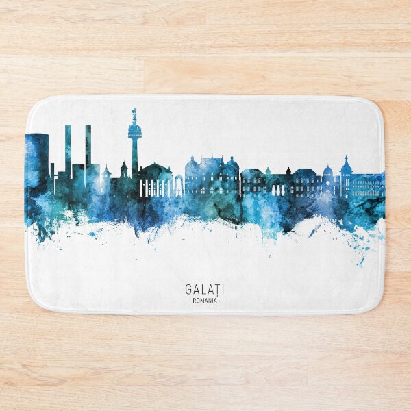 Item preview, Galati Romania Skyline designed and sold by ArtPrints.