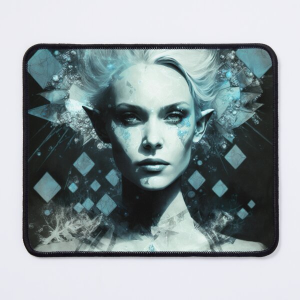 Item preview, AI Art | Eleven Woman Mixed Media #01 designed and sold by Fractal-Graphic.