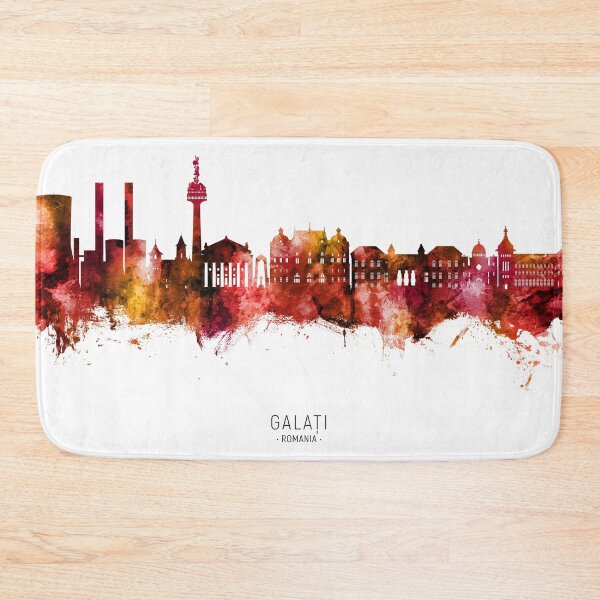 Item preview, Galati Romania Skyline designed and sold by ArtPrints.