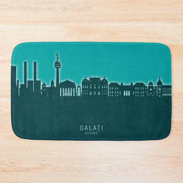 Item preview, Galati Romania Skyline designed and sold by ArtPrints.