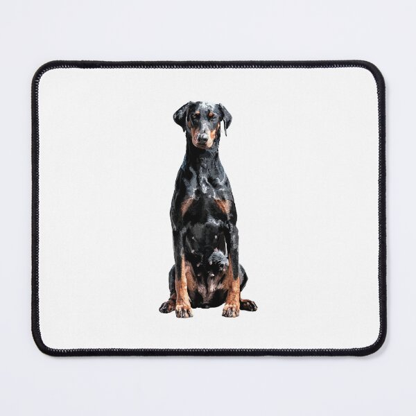 Item preview, Dobermann Doberman Pinscher Dog Portrait designed and sold by dogarts.