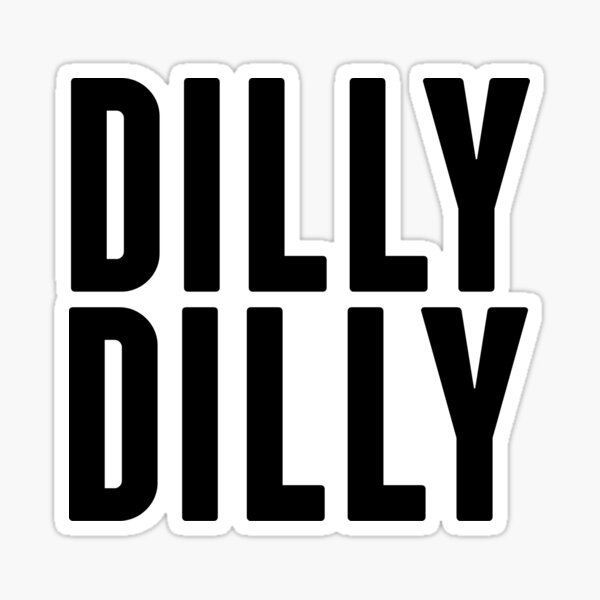 DILLY PHILLY Sticker for Sale by MrKayDeeBee