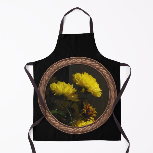 Item preview, Yellow Chrysanthemums Flowers in Celtic Circle Frame 2 designed and sold by Swabcraft.