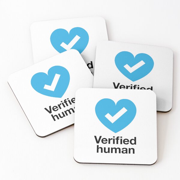 Item preview, Verified Human Checkheart designed and sold by avperth.