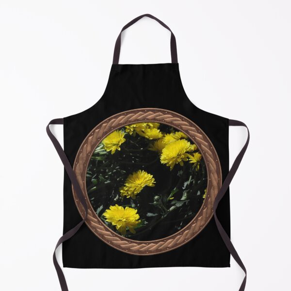 Item preview, Yellow Chrysanthemums Flowers in Celtic Circle Frame 3 designed and sold by Swabcraft.