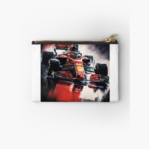 Item preview, Sebastian Vettel 2019 Ferrari SF90 F1 Watercolour Painting Print  designed and sold by PicTechNowArt.