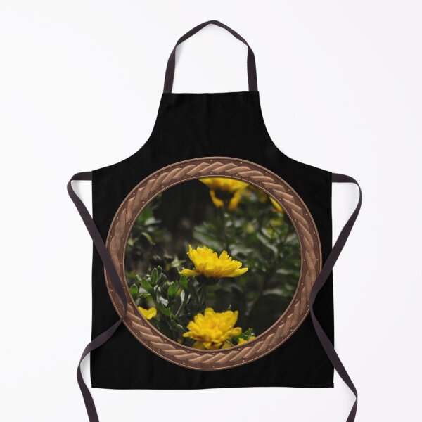 Item preview, Yellow Chrysanthemums Flowers in Celtic Circle Frame 5 designed and sold by Swabcraft.
