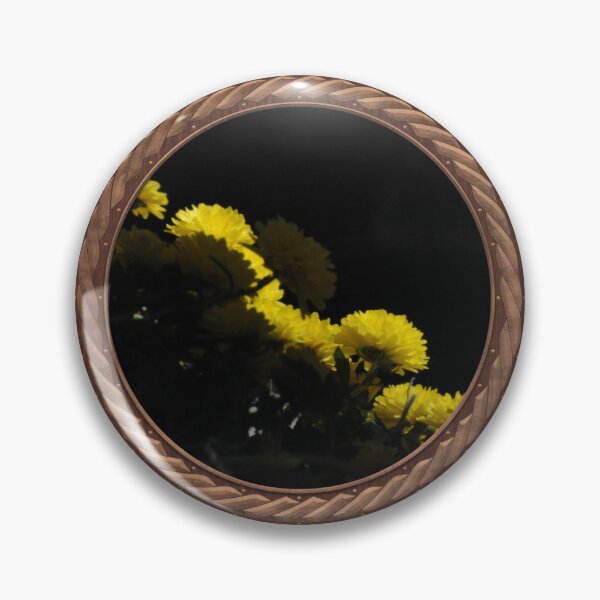 Item preview, Yellow Chrysanthemums Flowers in Celtic Circle Frame 8 designed and sold by Swabcraft.
