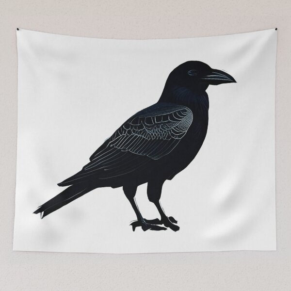 Item preview, Pitch Black Raven designed and sold by WitchyWare.