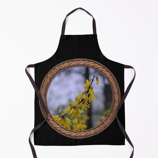 Item preview, Yellow Forsythia Flowers in Celtic Circle Frame 9 designed and sold by Swabcraft.