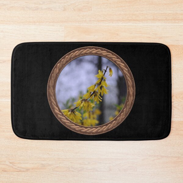 Item preview, Yellow Forsythia Flowers in Celtic Circle Frame 9 designed and sold by Swabcraft.