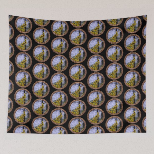 Item preview, Yellow Forsythia Flowers in Celtic Circle Frame 9 designed and sold by Swabcraft.