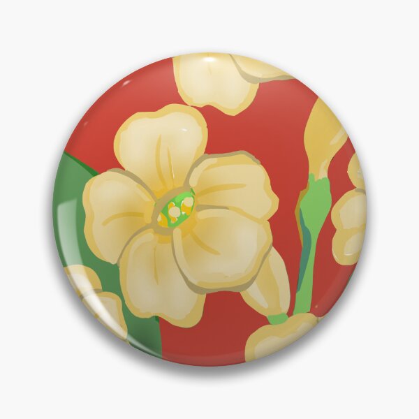 Item preview, Hawaiian Puakenikeni Flower-on red designed and sold by Linda Maliuana.