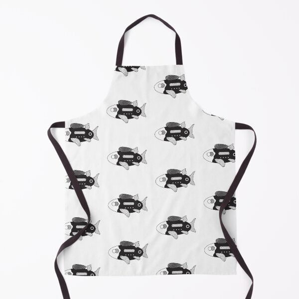Item preview, Submarine Fish Black and White designed and sold by spyduckz.