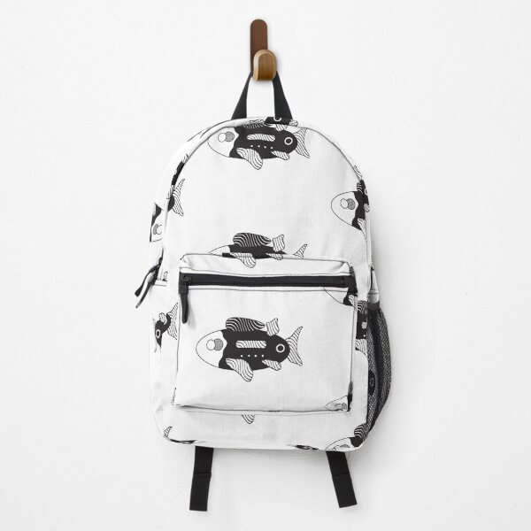 Item preview, Submarine Fish Black and White designed and sold by spyduckz.