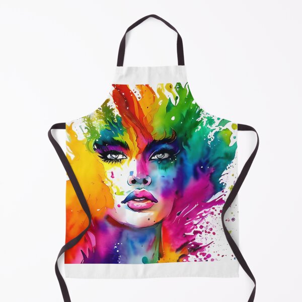 Artikelvorschau, Farbspritzer Frauengesicht entworfen und verkauft von artist-mac.