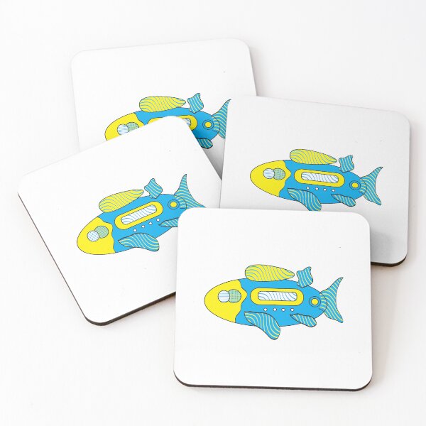 Item preview, Submarine Fish Ocean designed and sold by spyduckz.