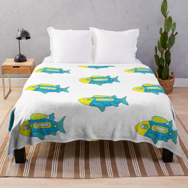 Item preview, Submarine Fish Ocean designed and sold by spyduckz.