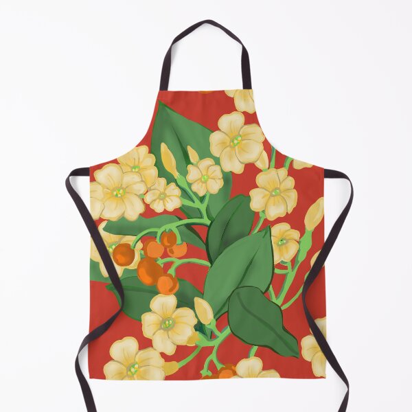 Item preview, Hawaiian Puakenikeni Flower-on red designed and sold by Linda Maliuana.