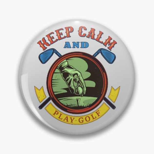 Item preview, Mantenga la calma y juegue al golf, amante del golf designed and sold by Willem Horinga.