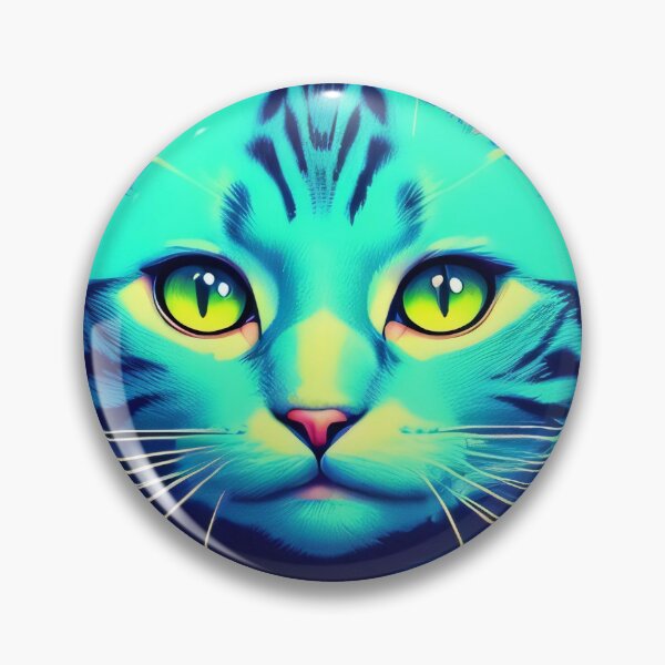 Item preview, Teal Cat by Perceptual Paradox Creations designed and sold by hobbit73.