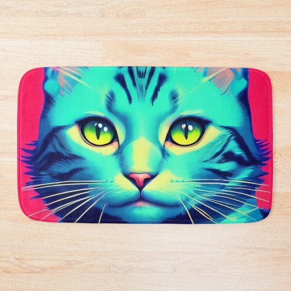 Item preview, Teal Cat by Perceptual Paradox Creations designed and sold by hobbit73.