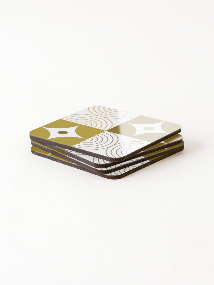 Thumbnail 4 of 5, Coasters (Set of 4), Geometric Pattern designed and sold by Mruga.