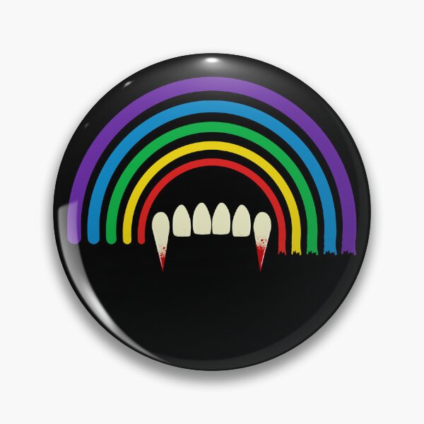 Item preview, Gay Vampire Rainbow | Vampire Teeth | Queer Horror Fan designed and sold by ProdbyNiECO.