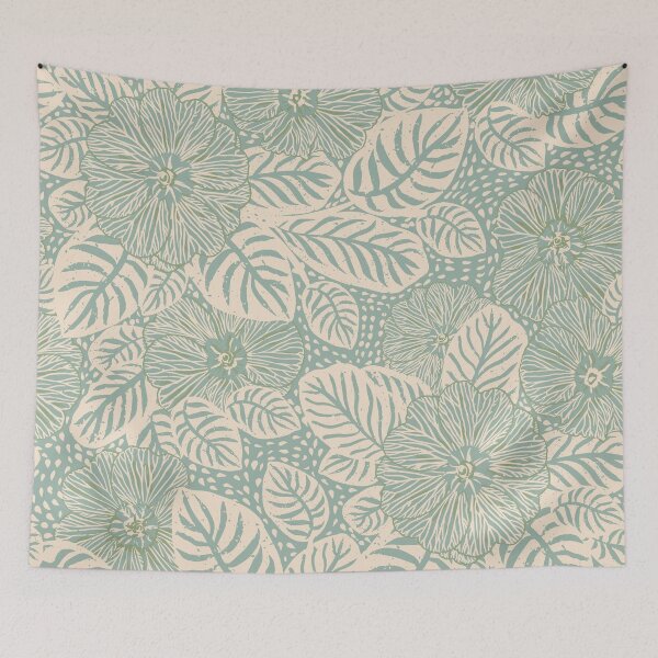 Item preview, Zebra Flowers - light blue designed and sold by Abigail Bryan.