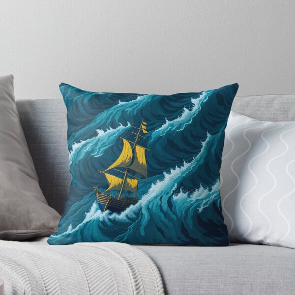 Item preview, Riding the Storm| Courageous Journey| Adventures in the Deep Blue|Navigating the Unknown designed and sold by RedArtG09.