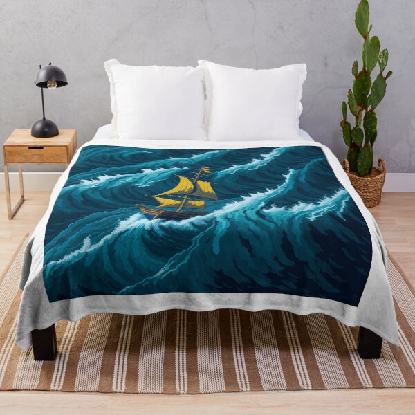 Item preview, Riding the Storm| Courageous Journey| Adventures in the Deep Blue|Navigating the Unknown designed and sold by RedArtG09.