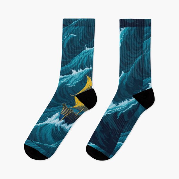 Item preview, Riding the Storm| Courageous Journey| Adventures in the Deep Blue|Navigating the Unknown designed and sold by RedArtG09.