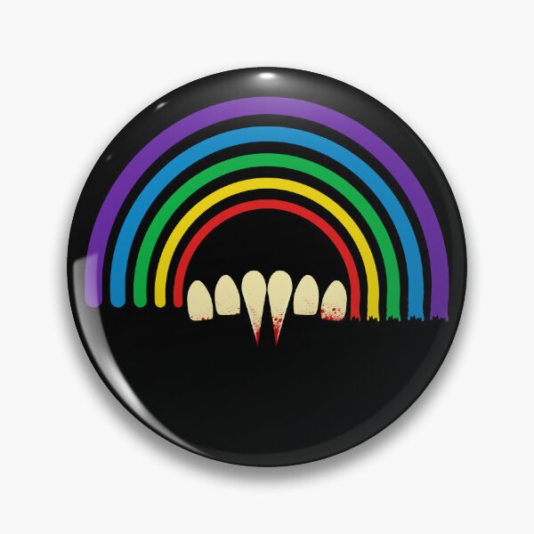 Item preview, Gay Vampire Rainbow | Vampire Teeth | Queer Horror Fan designed and sold by ProdbyNiECO.