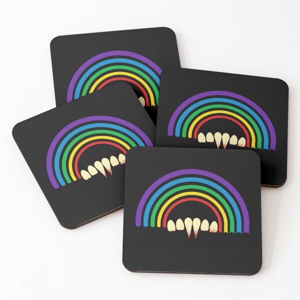 Item preview, Gay Vampire Rainbow | Vampire Teeth | Queer Horror Fan designed and sold by ProdbyNiECO.