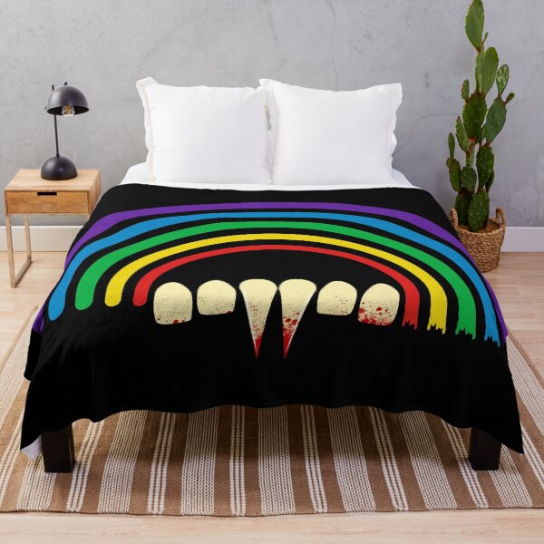 Item preview, Gay Vampire Rainbow | Vampire Teeth | Queer Horror Fan designed and sold by ProdbyNiECO.
