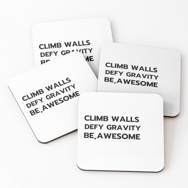 Item preview, climb walls,defy gravity,be awesome designed and sold by HelioWears.