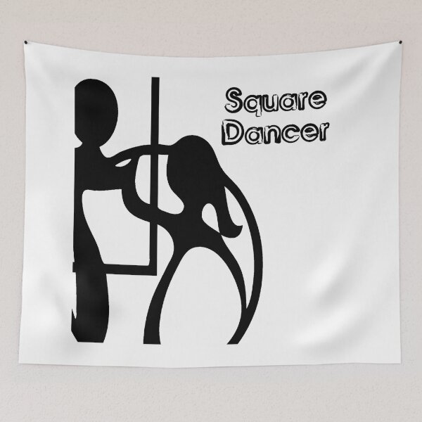 Item preview, SQ Dancer BLK designed and sold by Square Dancing Gifts & Merchandise.