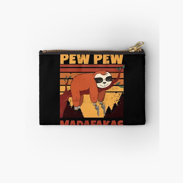 Item preview, sloth Pew Pew Madafakas designed and sold by SplashPrint.