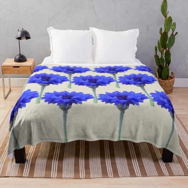 Item preview, Cornflowers with background in light beige designed and sold by Binas-gallery.